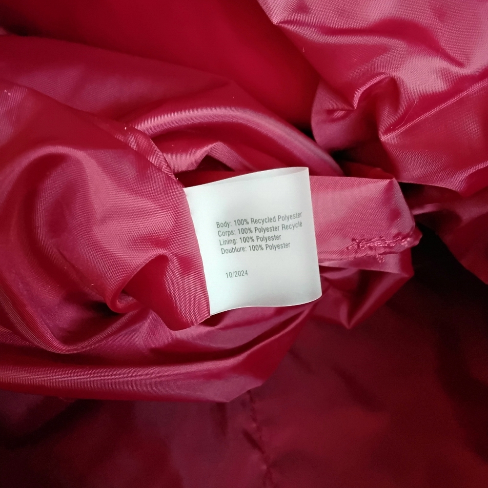 Mo&Co Red Tiered Suede Ruffle Shoulder Bag - Picture 6 of 7